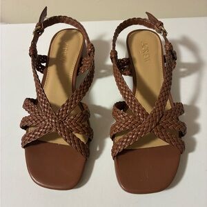 J Crew Brown Braided Women's Sandals